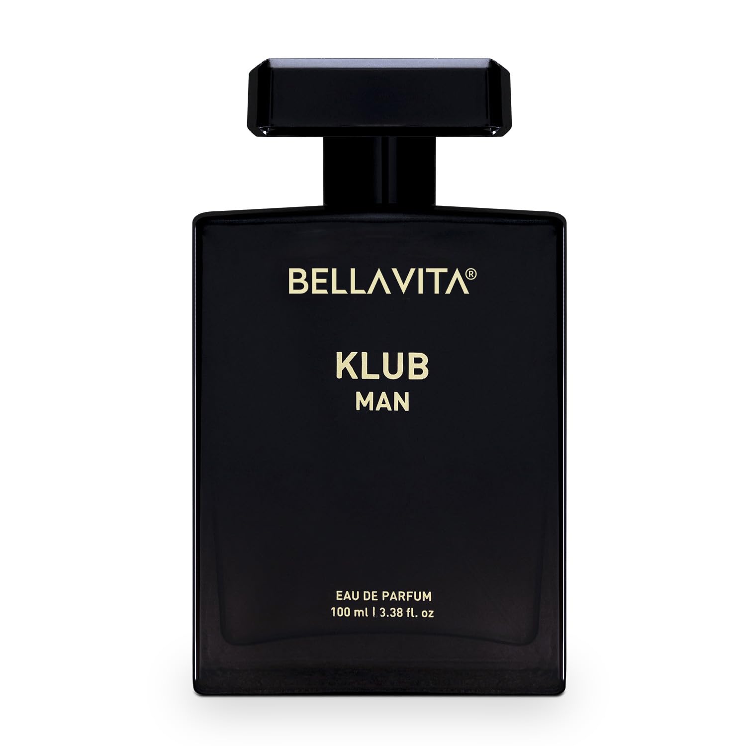 Bella Vita Luxury KLUB | Long Lasting Eau De Parfum 100ml Perfume for Man | Lemon, Rose and Vanilla | Musky, Spicy and Woody Premium Fragrance for Men