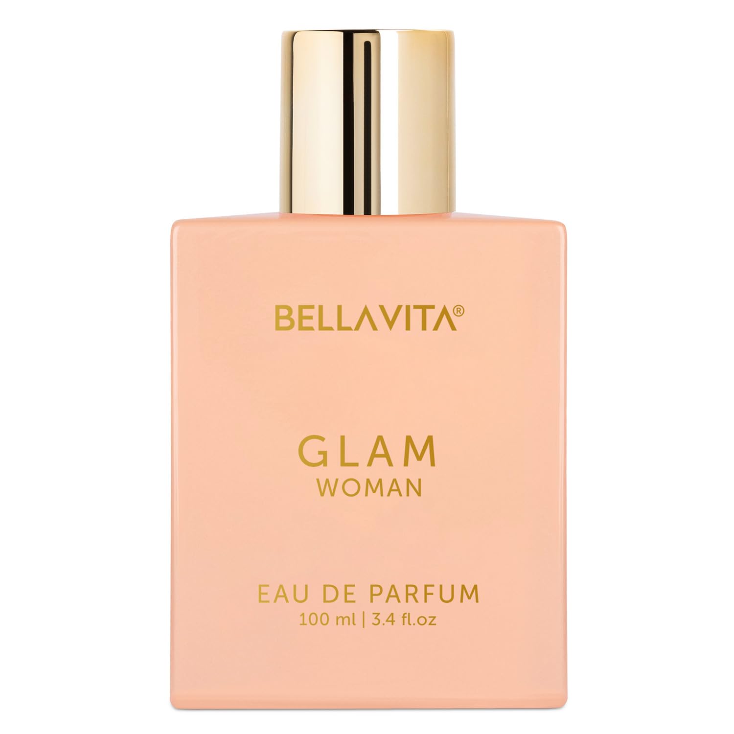 Bella Vita Luxury GLAM | Long Lasting Perfume for Woman | EDP 100ml | African Orange, Jasmine & Patchouli | Floral, Fruity, Woody Premium Fragrance for Women