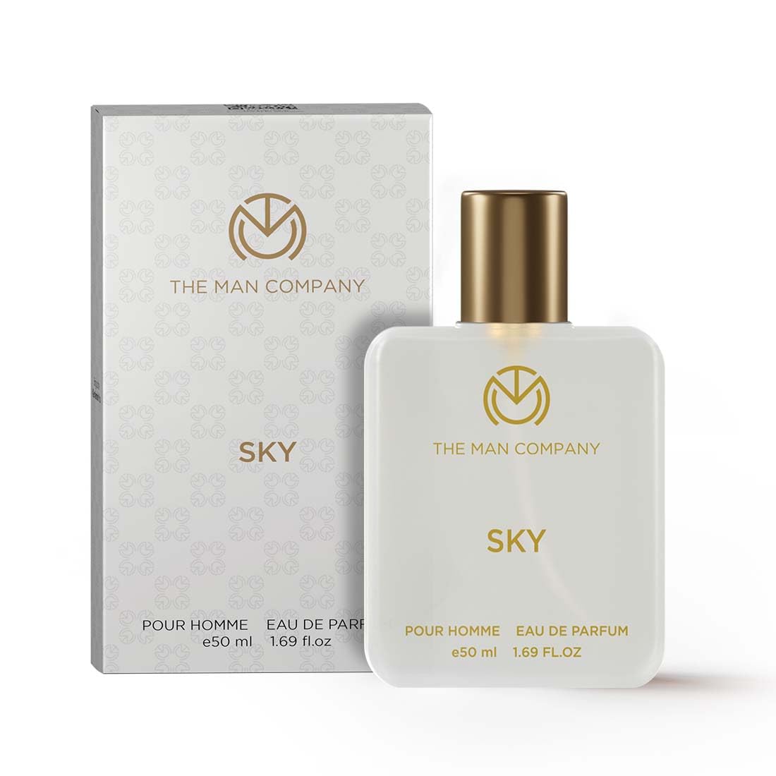 The Man Company Sky EDP - 50ml | Perfume For Men | Premium Long Lasting Fragrance | Citrusy, Aquatic & Woody | Gift For Men
