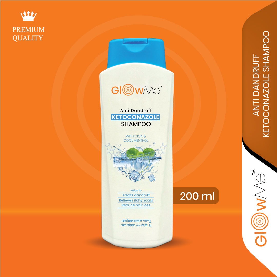 GlowMe Anti-Dandruff Ketoconazole Shampoo 200 ml