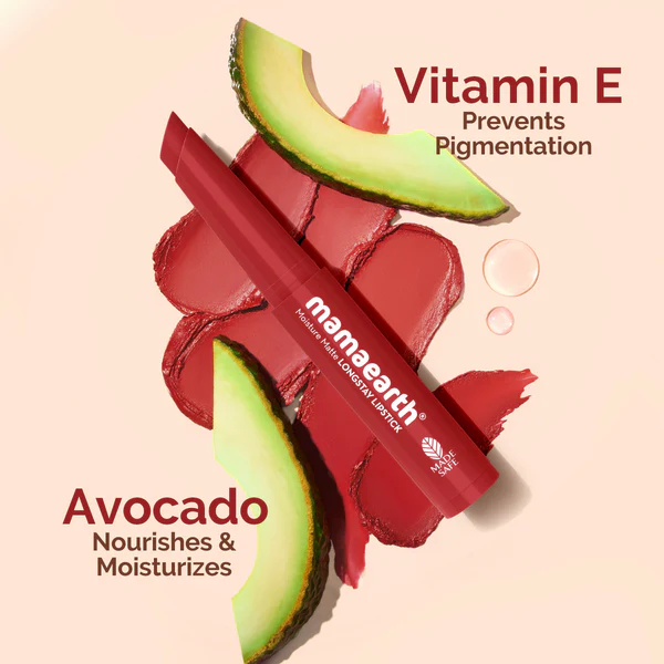 Moisture Matte Longstay Mini Lipstick- 0.7 g | Raspberry Scarlet