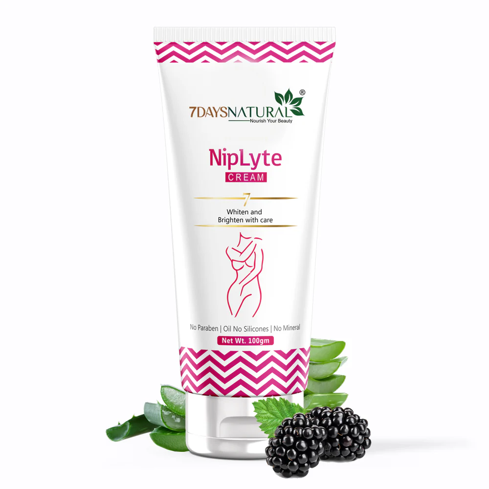 7Days Natural NipLyte Cream – 50gm brighten and lighten the nipple area