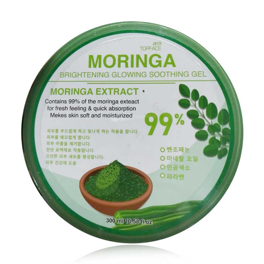Top Face Moringa Brightening Glowing Soothing Gel -300ml