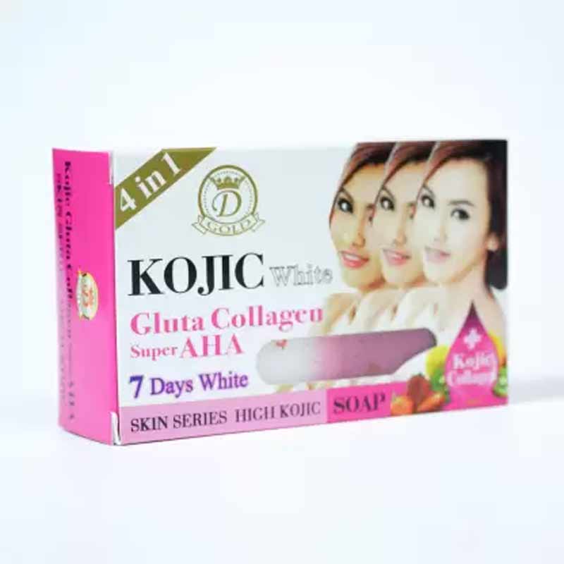 Kojic White Gluta Collagen Super AHA Soap -160g