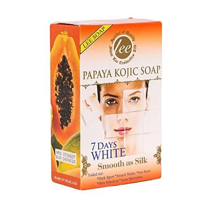 Lee 7 Days White Papaya Kojic Soap 160gm - Fresh