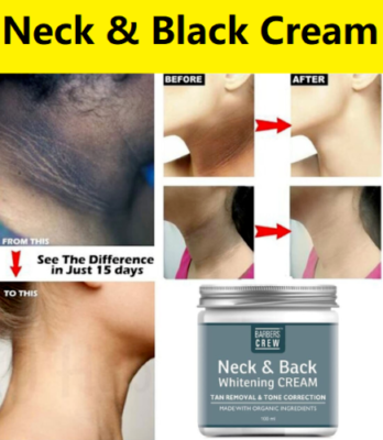 Neck Back Cream | For Even toned and Smooth Nape, Brightens and Lightens Neck , 7Days Natural