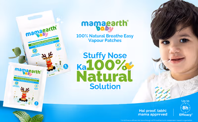 Baby 100% Natural Breathe Easy Vapour Patches with Eucalyptus Oil & Peppermint Oil