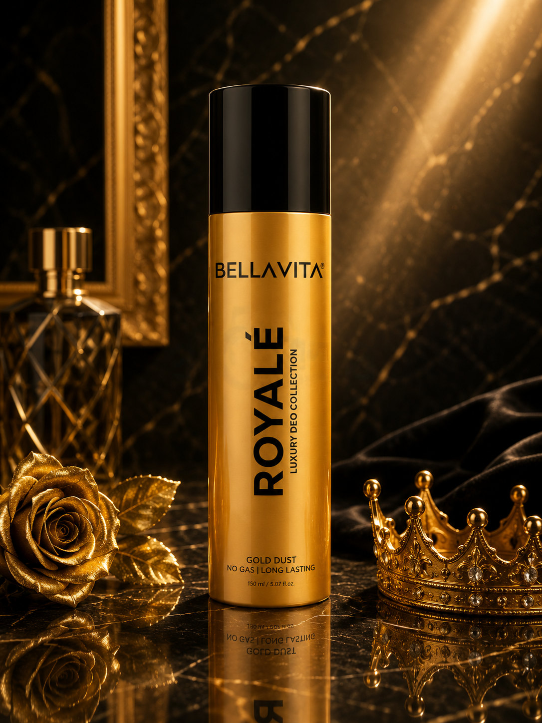 Bellavita Luxury Fragrance Body Spray Royale Gold Dust 120ml