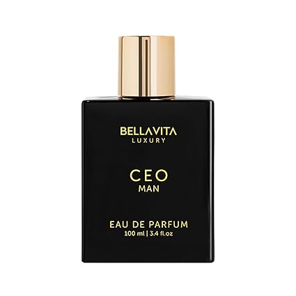 Bellavita Luxury CEO MAN Eau de Parfum | 100 ml (3.4 fl.oz.) | Perfume for Men | Mandarin, Lemon, Lavender, and Vetiver Notes | Long Lasting Men's Fragrance