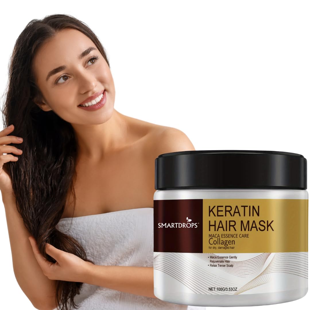 smartdrops Hair Treatment Mask For Keratin Straightened Hair | Straight Hair Mask |  (100 g)