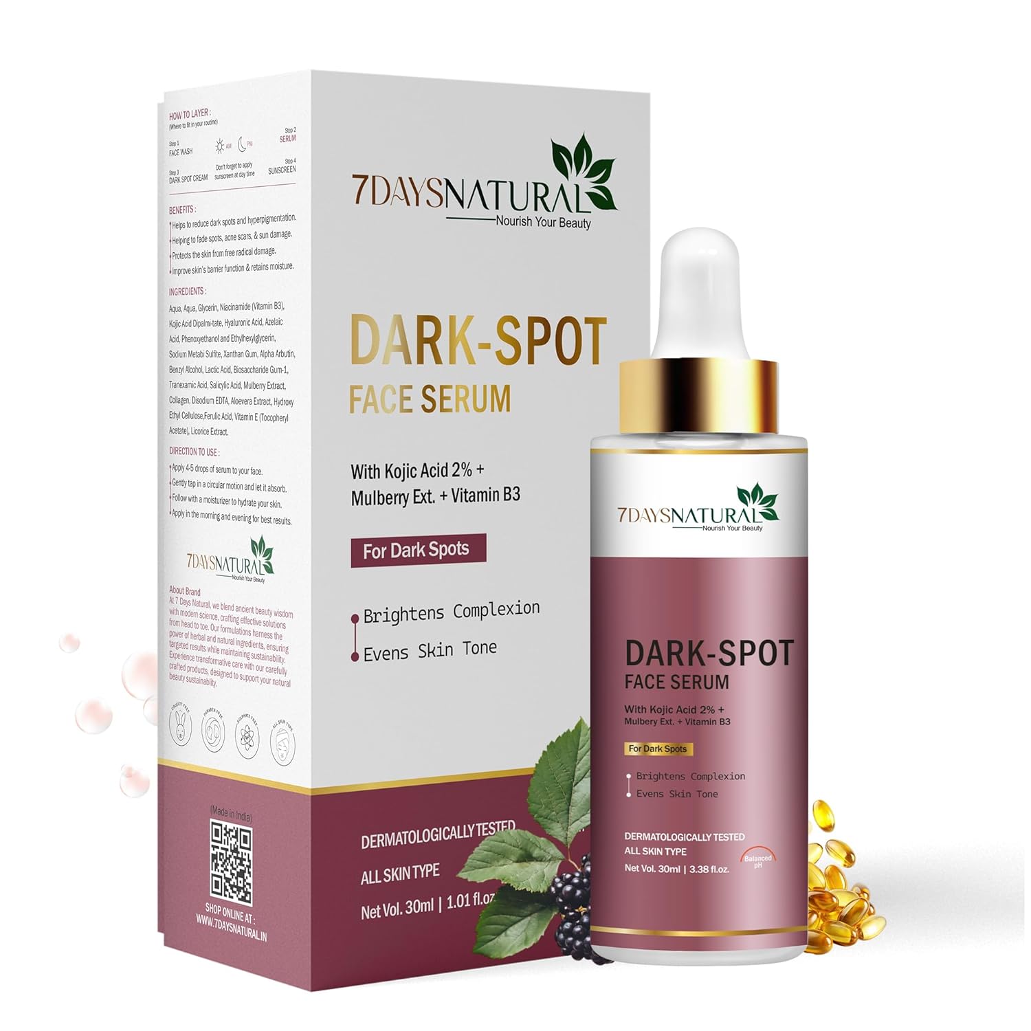 7DAYSNATURAL Anti-Dark Spot Serum | 30ml