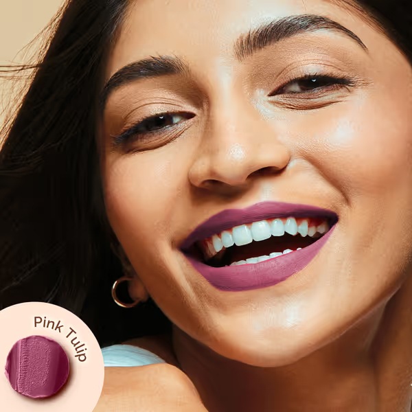 Moisture Matte Longstay Lipstick with Avocado Oil & Vitamin E for 12 Hour Long Stay - 08 Pink Tulip - 2 gm