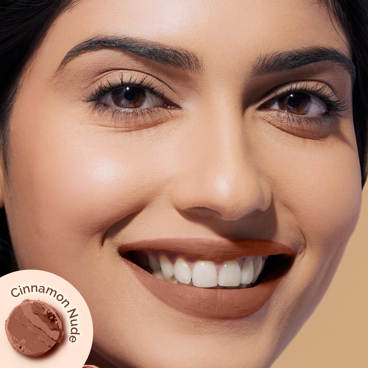 Moisture Matte Long Stay Lipstick - 2g | Cinnamon Nude|Mamaearth