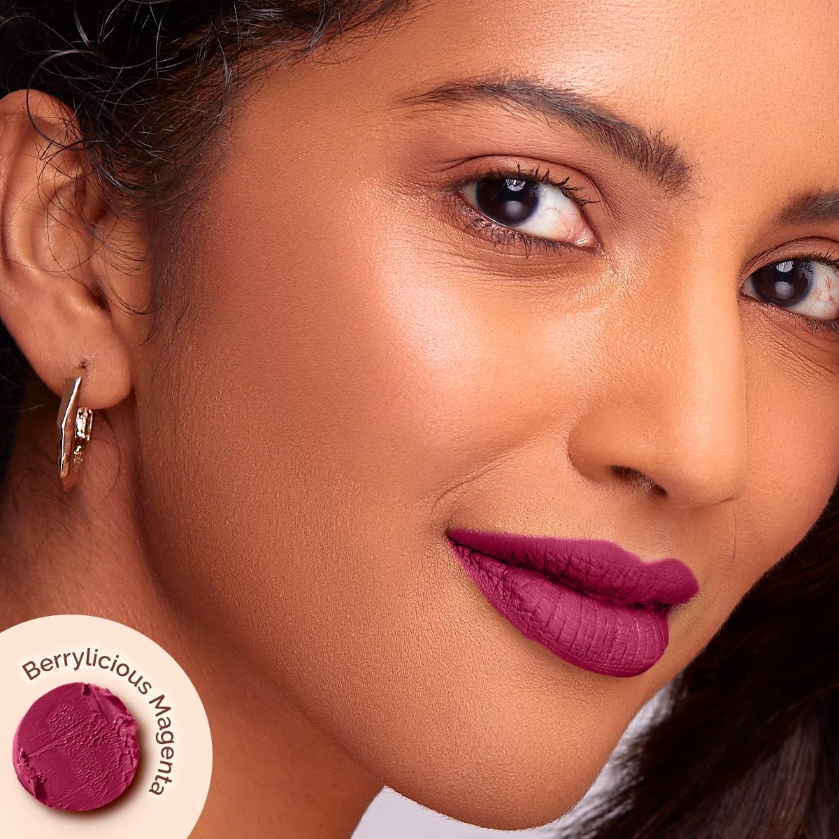 Moisture Matte Lipstick –  2g | Berrylicious Magenta | Mamaearth