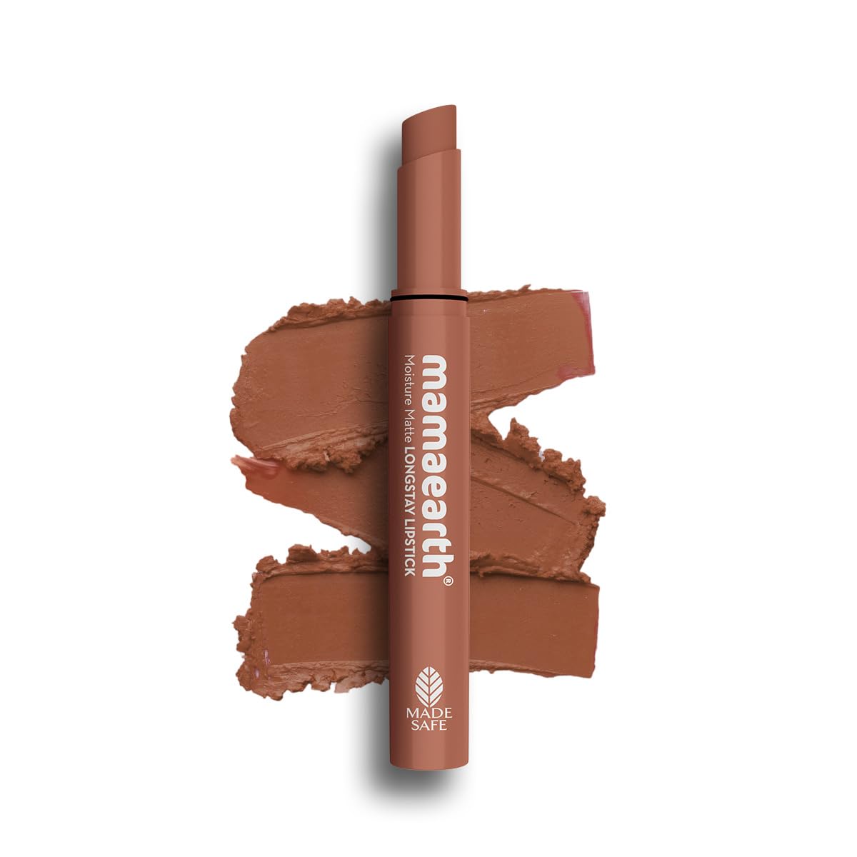 Moisture Matte Long Stay Lipstick - 2g | Cinnamon Nude|Mamaearth