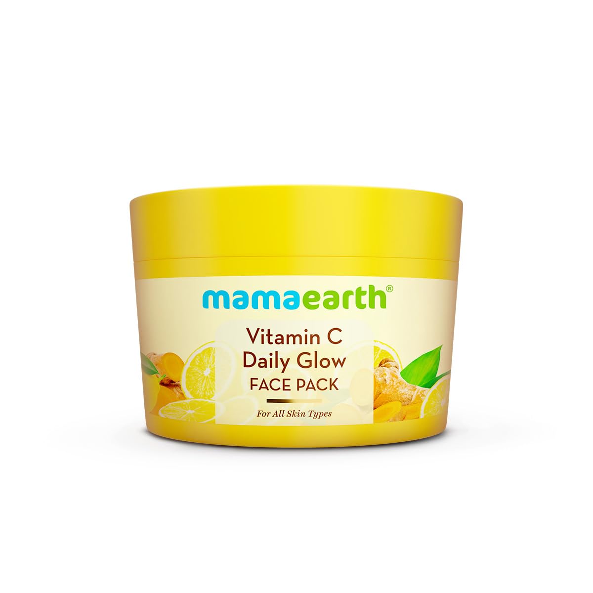 Mamaearth Vitamin C Daily Glow Face Pack With Vitamin C & Turmeric For Illuminating Skin - 200 G