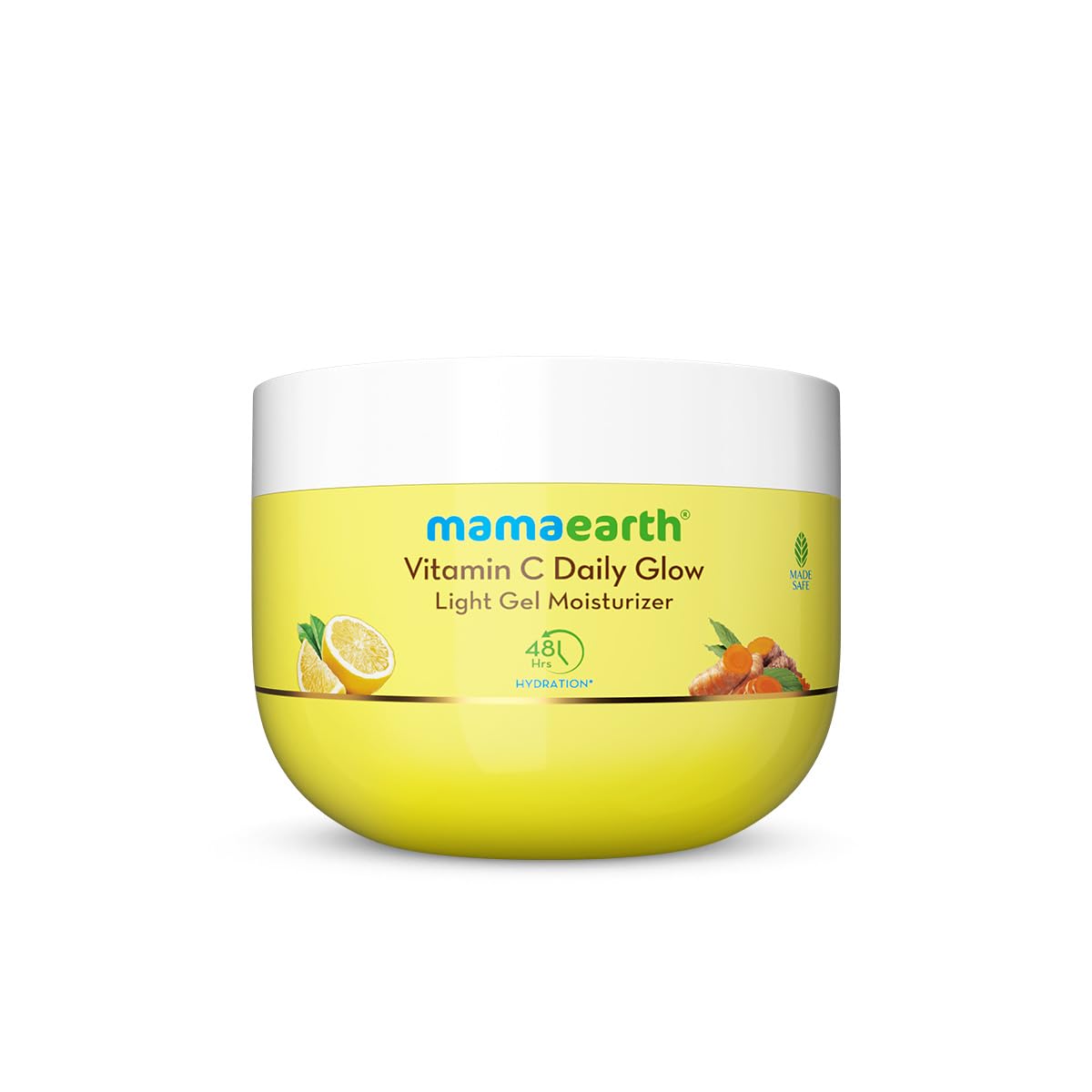 Mamaearth Vitamin C Daily Glow Light Gel Moisturizer With Vitamin C & Turmeric For Skin Brightening - 200 G