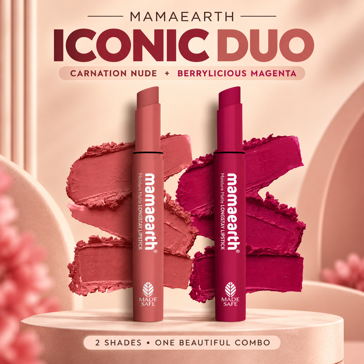 Soft to Bold Duo – Carnation Nude + Berrylicious Magenta