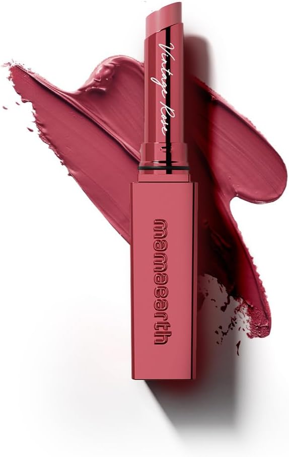 Luxe Matte Long Stay Lipstick with Passion Fruit Oil & Vitamin E -2g | Vintage Rose