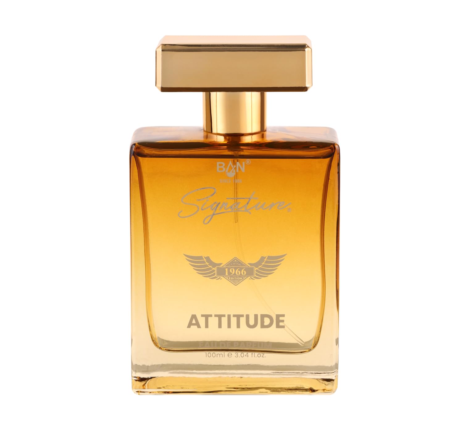 SIGNATURE ATTITUDE Eau De Parfum 100ML for Men | Premium Long Lasting Citrus Woody Fragrance with Mandarin, Grapefruit, Mint & Leather | Daily Use, Office, Evening, All Occasion, Parties Gift for Men