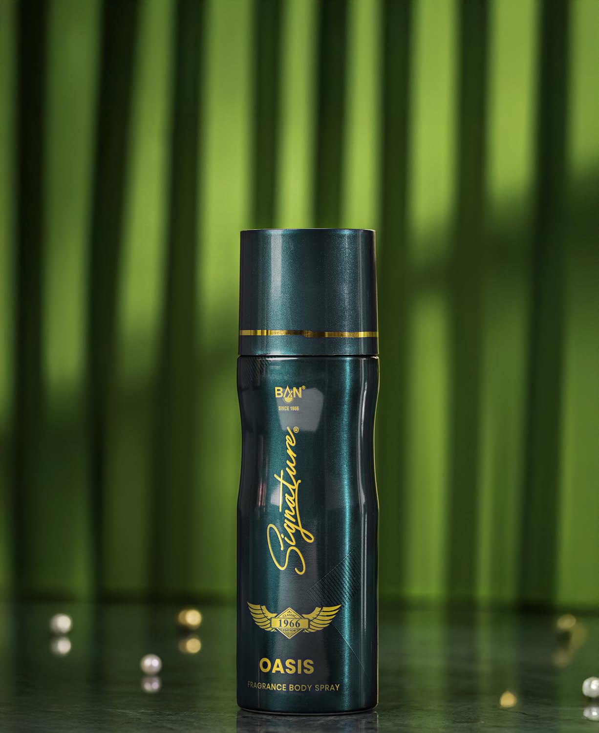 SIGNATURE OASIS Deodorant 150ML for Men | Luxury Body Spray Long Lasting Fresh Citrus Aromatic Fragrance with Lemon, Bergamot, Mint & Musk | Premium Daily Use Freshness Odor Protection | Gift for Men