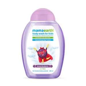 Mamaearth Brave Blueberry Body Wash For Kids