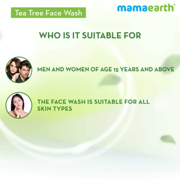 Mamaearth Tea Tree Face Wash with Neem for Acne and Pimples - 250 ml