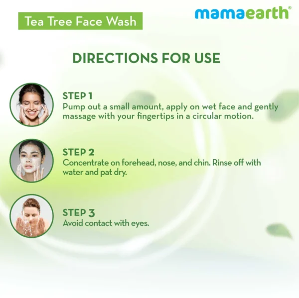 Mamaearth Tea Tree Face Wash with Neem for Acne and Pimples - 250 ml