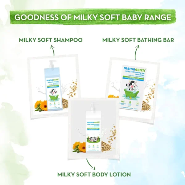 Mamaearth Milky Soft Bathing Bar for Babies-75gm