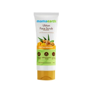 Mamaearth Ubtan Face Scrub with Turmeric and Walnut for Tan Removal