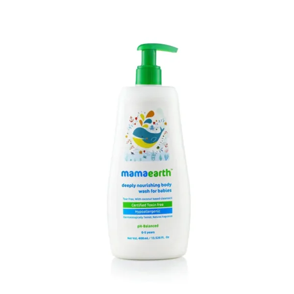 Mamaearth deeply nourishing body wash for babies