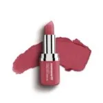 Mamaearth Creamy Matte Long Stay Lipstick with Murumuru Butter and Vitamin E for 8-Hour Long Stay (Flakeproof & Non-Drying | Intense Color Payoff) - 4.2g (Pink Rose)