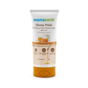 Mamaearth Honey Malai Oil-Free Face Moisturizer for Nourishing Glow - 80g