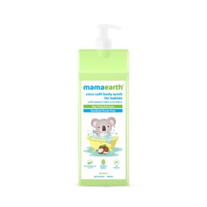 Mamaearth Coco Soft Body Wash For Babies With Coconut Milk & Turmeric - 400 ml