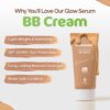 Mamaearth Glow Serum BB Cream with Vitamin C & Turmeric - 25 g