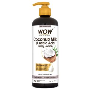 WOW Skin Science Coconut Milk & Lactic Acid Body Lotion - 400ml