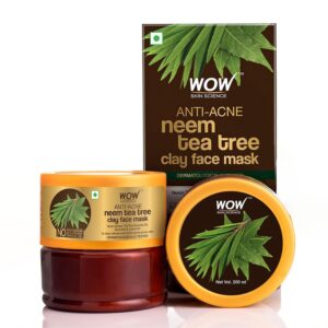 WOW Skin Science Refreshing & Refining Anti-Acne Kaolin Clay Face Mask -200ml